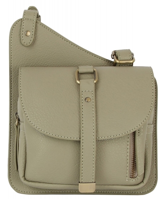 Fashion Flat Crossbody Bag CQF006 OLIVE